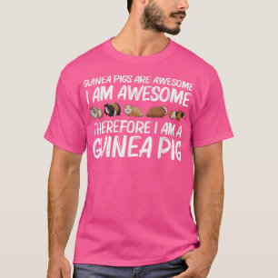 Camiseta Gracioso Arte Cerdo De Guinea Para Hombres Mujeres