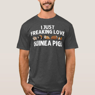 Camiseta Gracioso Arte Cerdo De Guinea Para Hombres Mujeres