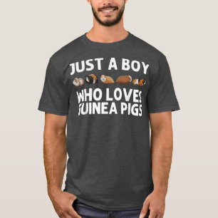 Camiseta Gracioso Arte Cerdo De Guinea Para Niños Rodent An