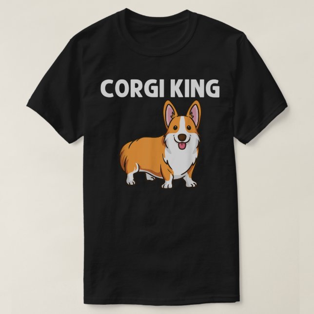 Camiseta Gracioso Arte Corgi Para Hombres Padres Galeses Co (Diseño del anverso)