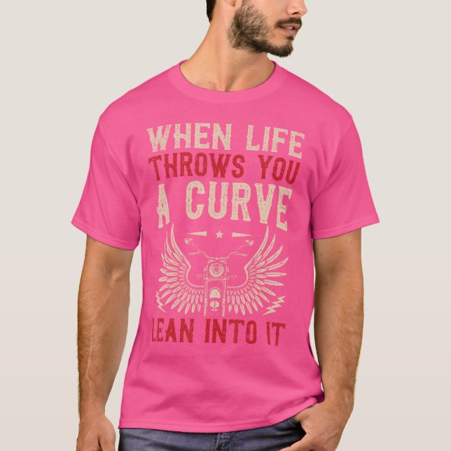 Camiseta Gracioso Arte De Biker Para Hombres Motocicleta Ho (Anverso)