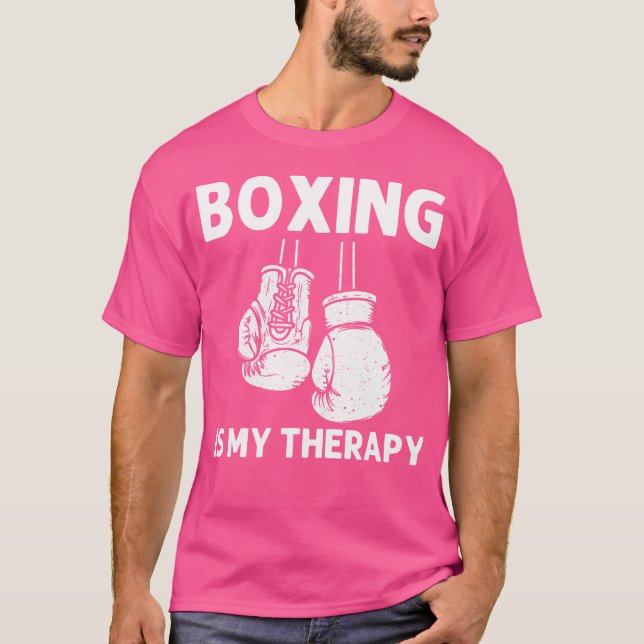 Camiseta Gracioso Arte De Boxeo Para Hombres Mujeres Entren (Anverso)