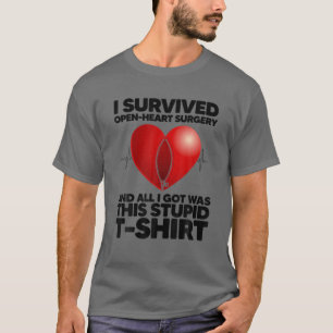 Camiseta Gracioso Arte De Cirugía De Corazón Abierto Para
