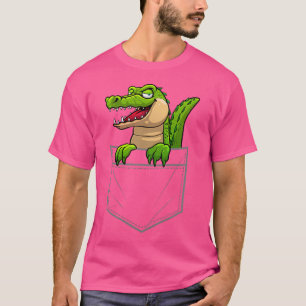 Camiseta Gracioso Arte De Cocodrilo Para El Gator De Cocodr