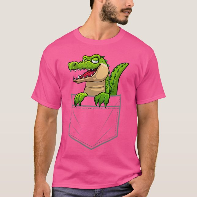Camiseta Gracioso Arte De Cocodrilo Para El Gator De Cocodr (Anverso)