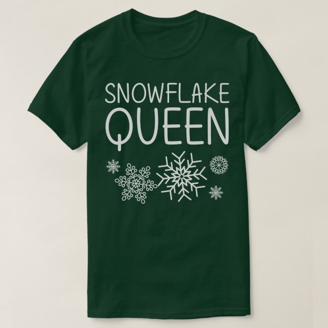 Camiseta Gracioso Arte De Copo De Nieve Para Mujeres Mamá H (Diseño del anverso)