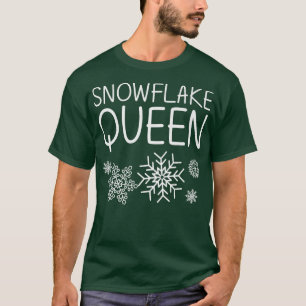 Camiseta Gracioso Arte De Copo De Nieve Para Mujeres Mamá H