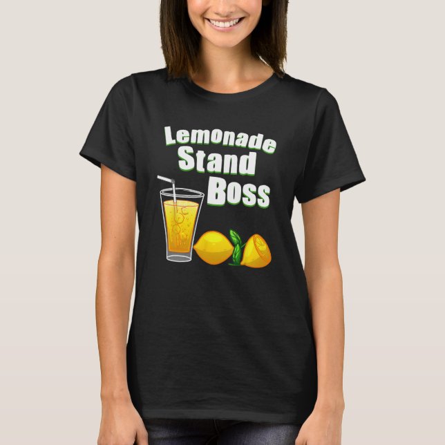 Camiseta Gracioso Arte De Lemonade Para Niños Chicas De Niñ (Anverso)