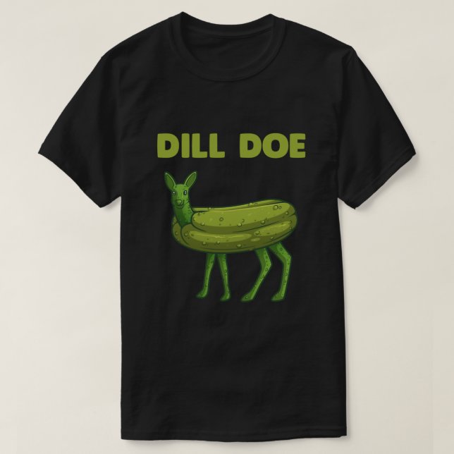 Camiseta Gracioso Arte De Pickle Hombres Mujeres Dill Doe D (Diseño del anverso)