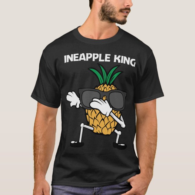 Camiseta Gracioso Arte De Piña Para Hombres Padre Fruto Sum (Anverso)
