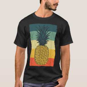 Camiseta Gracioso Arte De Piña Para Hombres Pineapple Hawai