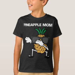 Camiseta Gracioso Arte De Piña Para Mamá Madre Fruta Verano