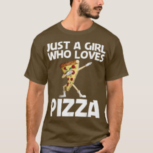 Camiseta Gracioso Arte De Pizza Para Chicas Mamá Pizza Slic