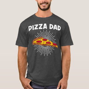Camiseta Gracioso Arte De Pizza Para Papá Padre Hombres Piz