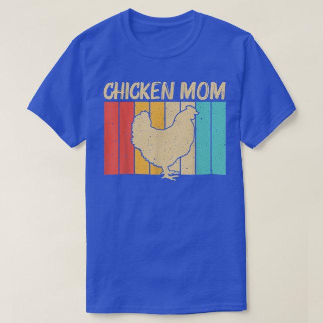 Camiseta Gracioso Arte De Pollo Para Mamá Agricultora De Po (Diseño del anverso)