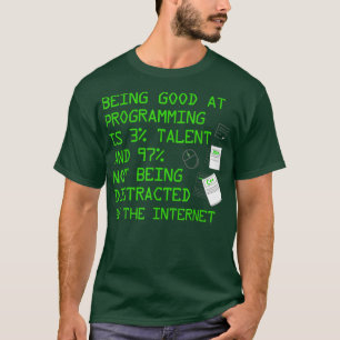Camiseta Gracioso Arte De Programación Para Hombres Mujeres