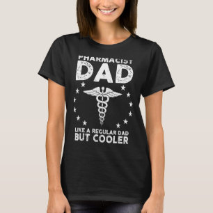 Camiseta Gracioso Arte Farmacéutico Para Hombres Papá Farma