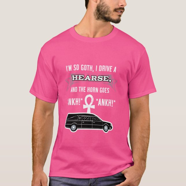 Camiseta Gracioso arte gótico y oscuro del Gótico oculto em (Anverso)