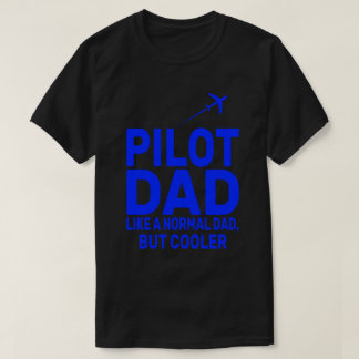 Camiseta Gracioso Arte Piloto Para El Avión Piloto De Papá
