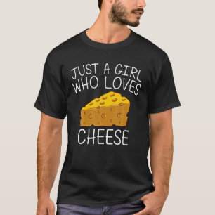 Camiseta Gracioso Arte Queso Para Chicas Niños Ricotta Ques
