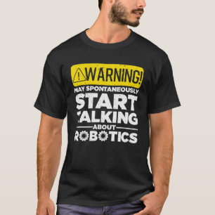 Camiseta Gracioso Arte Robótico Para Hombres Ingeniero Robó
