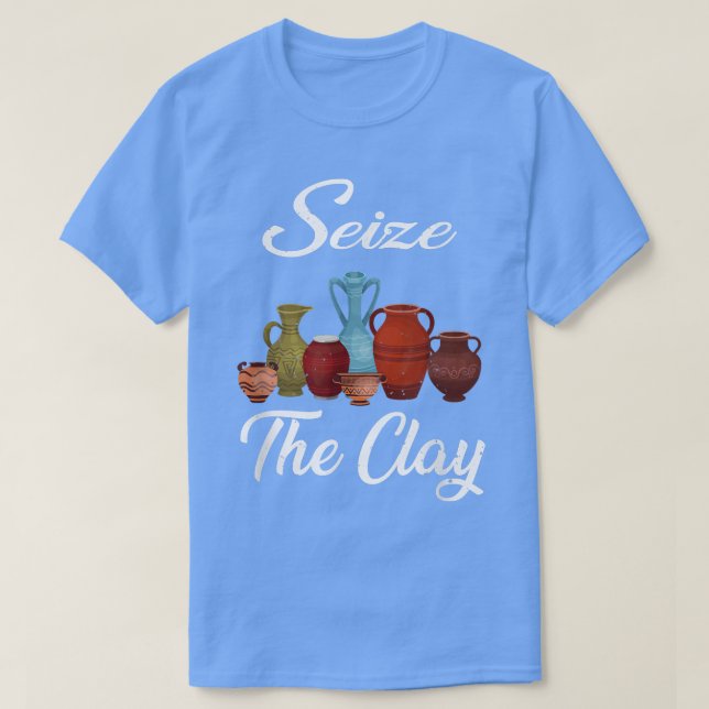 Camiseta Gracioso artista de cerámica de cerámica se apoder (Diseño del anverso)