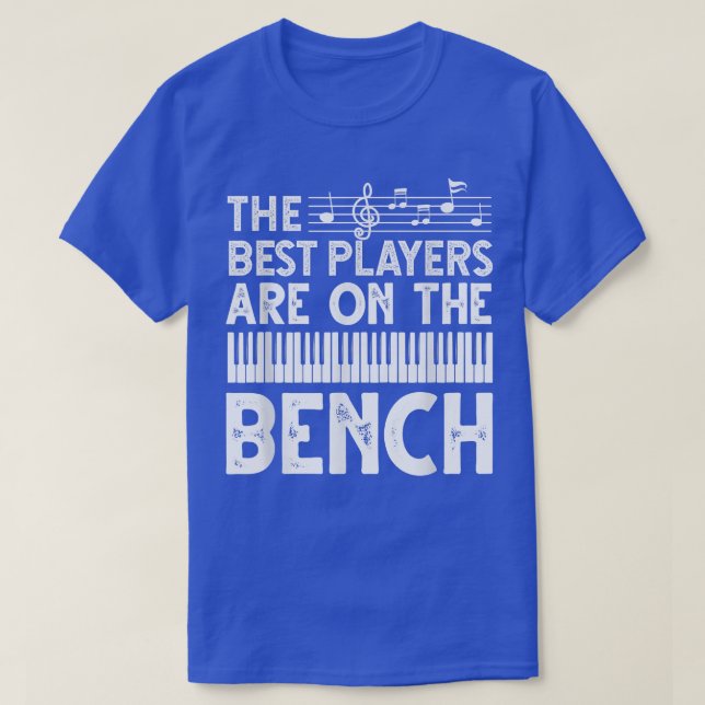 Camiseta Gracioso artista de piano masculino orquestadora d (Diseño del anverso)