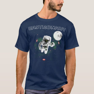 Camiseta Gracioso astronauta despidiendo gas en el espacio