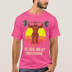 Camiseta Gracioso aumento del peso del entrenamiento con ma