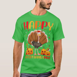 Camiseta Gracioso Ave de Ostrich Amante Feliz Ostrich Hola 