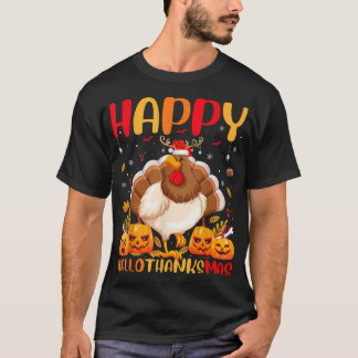 Camiseta Gracioso Ave de Pollo Amante Feliz Pollo Hola Grac