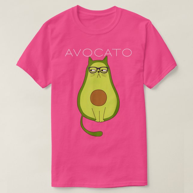 Camiseta Gracioso Avogato Gato Aguacate Gato Gato Dones AVO (Diseño del anverso)