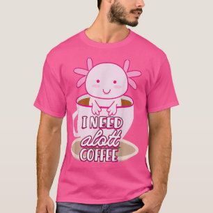 Camiseta Gracioso Axolotl Café Animal Aquarium Pet Lover Sh