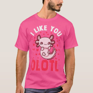 Camiseta Gracioso Axolotl Cute Me Gusta Olotl Axolotls Chis
