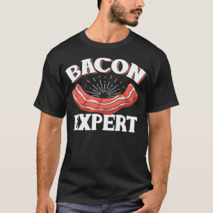 Camiseta Gracioso Bacon Epert Chef Cocina de cocina para el