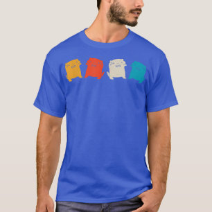Camiseta Gracioso baile de gatos Disco Cat Meme Retro Fiest