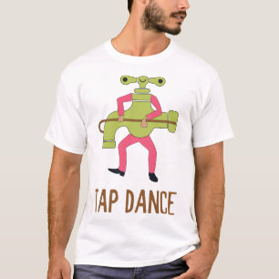 Camiseta Gracioso baile de tafetán bailarina de tafetán C