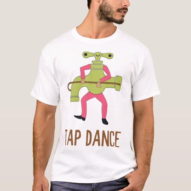 Camiseta Gracioso baile de tafetán bailarina de tafetán Chi (Anverso)