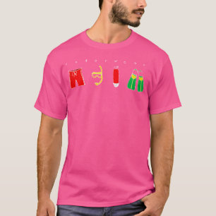 Camiseta Gracioso Bajo El Vestido De Los Hombres Snorkeling