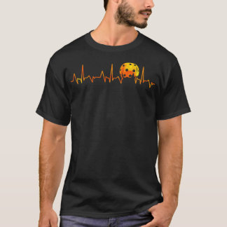 Camiseta Gracioso Baloncesto Heartbeat Paddle Sports 