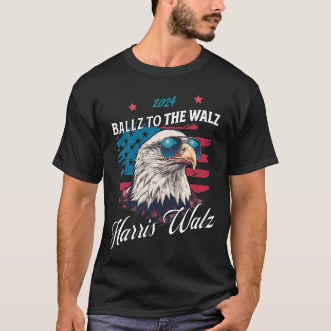 Camiseta Gracioso Balz A Walz Harris Walz 2024 (Anverso)