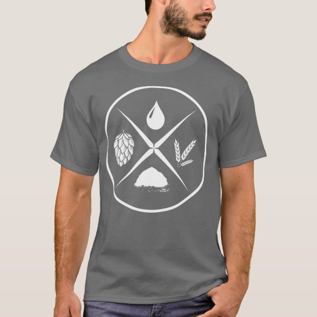 Camiseta Gracioso Bar Bebida Craft Brew Day Ale Hops (Anverso)
