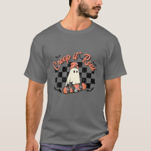 Camiseta Gracioso barrido de Halloween Retro Skateboarding