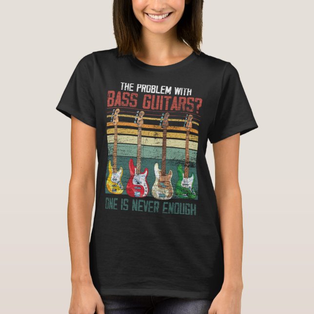 Camiseta Gracioso Bass Guitar Player Gift Instrumento music (Anverso)