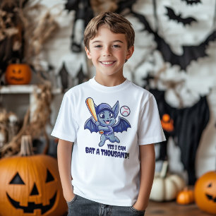 Camiseta Gracioso Bat Cute Sí Puedo Bat a Mil!