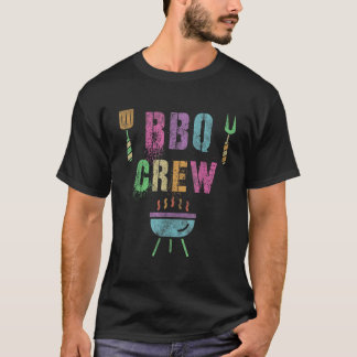 Camiseta Gracioso BBQ CRIADA Grill Chef Cocina Cocina Cuadr