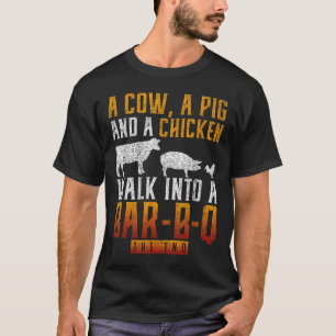 Camiseta Gracioso Bbq Smoat Meat Pork Grilling Bar Gift Bar