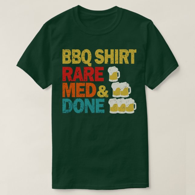 Camiseta Gracioso Beer Beer Grilling BBBQ Timer Grill Barbe (Diseño del anverso)