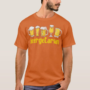 Camiseta Gracioso Beer Lover Gift Beergetarian Craft Beeret
