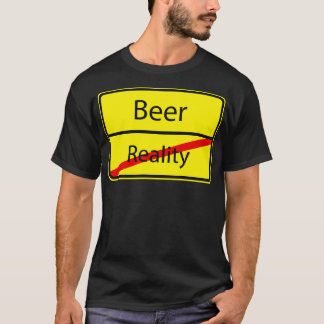 Camiseta Gracioso Beer Reality German Road Rótulo Gift